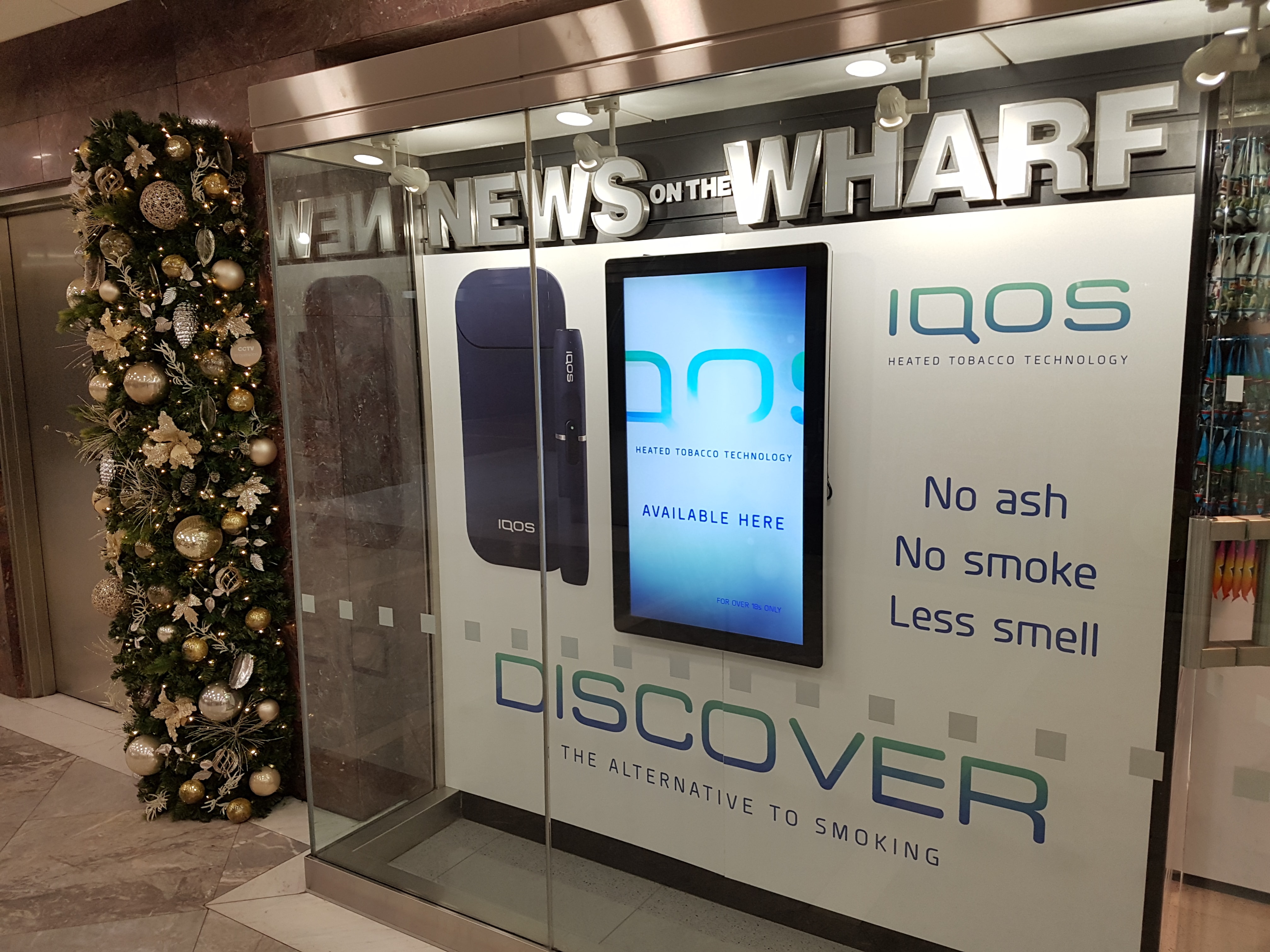 IQOS and NEWS on the WHARF